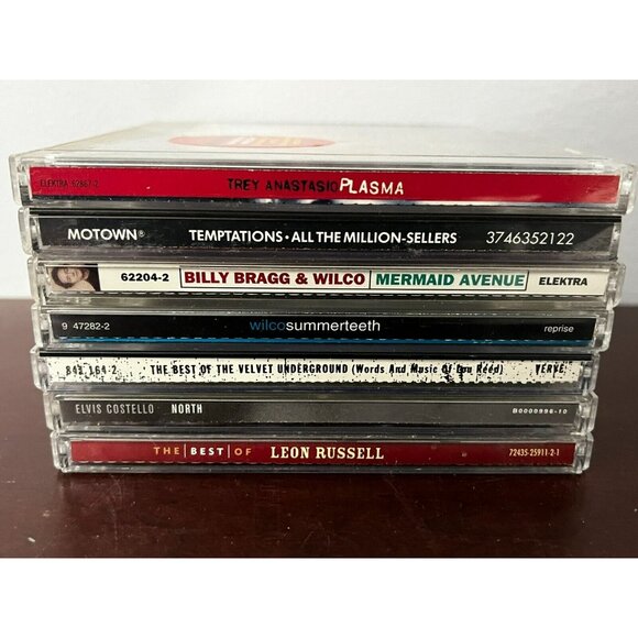 Lot 7 cd mix Velvet Underground Wilco Leon Russell Temptations - Picture 5 of 5